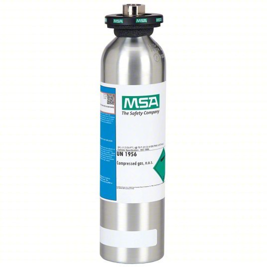 MSA 10048280 Calibration Gas Nitrogen, +/-5% Accuracy, CH4/CO/H2S/O2 - KVM Tools Inc.KV2TEY1
