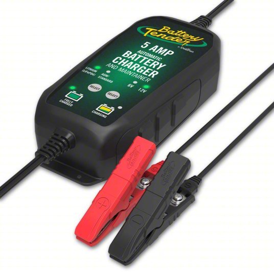 Battery Tender 022 - 0186G - DL - WH Battery Charger Charging/Maintaining, Auto, For AGM/Lead Acid/Wet Cell, Float - KVM Tools Inc.KV10W832