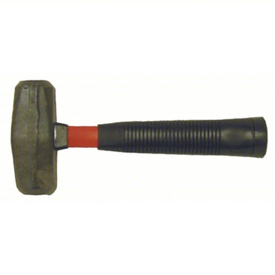 Council Tool PR3FG Drilling Hammer Steel, Fiberglass Handle, 3 lb Head Wt, Round Shape - KVM Tools Inc.KV11Z414