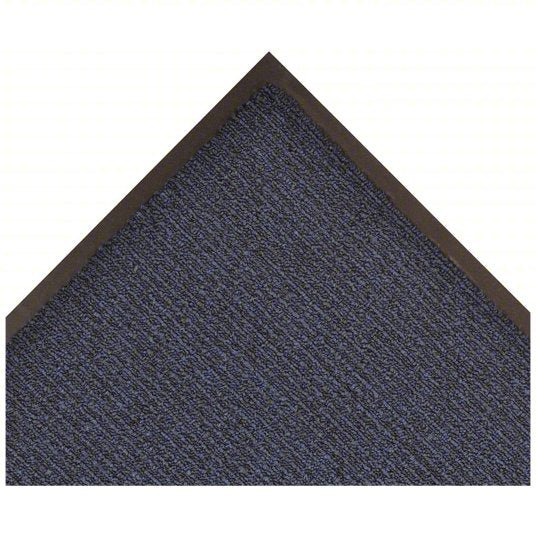 Notrax 132S0035NB Entrance Mat Loop Pile, Indoor, Medium, 3 ft x 5 ft, 3/8 in Thick, Polypropylene, Vinyl, Flat Edge - KVM Tools Inc.KV6PY81