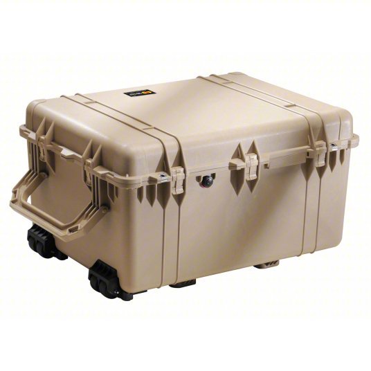 Pelican 1630 - 001 - 190 Protective Case 21 in x 27 3/4 in x 15 1/2 in Inside, Beige, Mobile, No Foam Included - KVM Tools Inc.KV13E519
