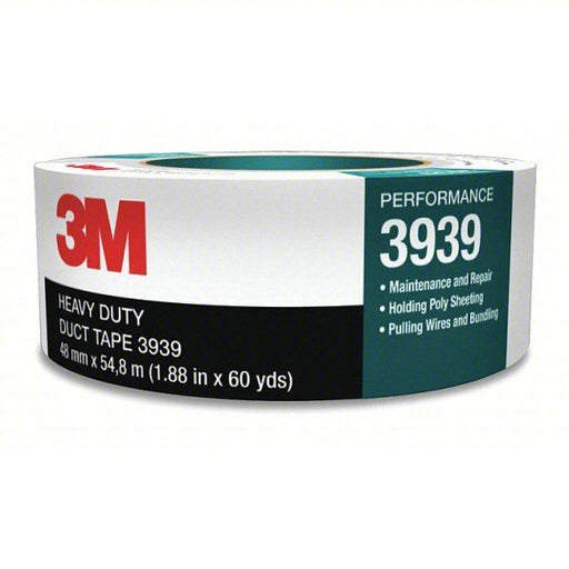 3M 3939 Duct Tape 1 7/8 in x 60 yd, Silver, Pack Qty 24 - KVM Tools Inc.KV163K19