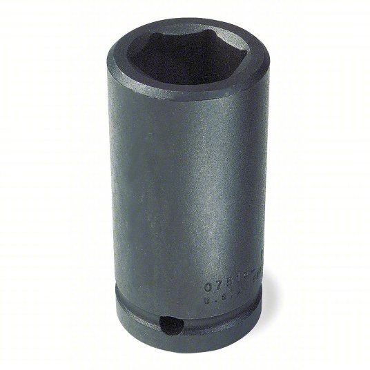 Proto J07521L Impact Socket 3/4 in Drive Size, 1 5/16 in Socket Size, 6 - Point, Deep, Black Oxide - KVM Tools Inc.KV1ACF4