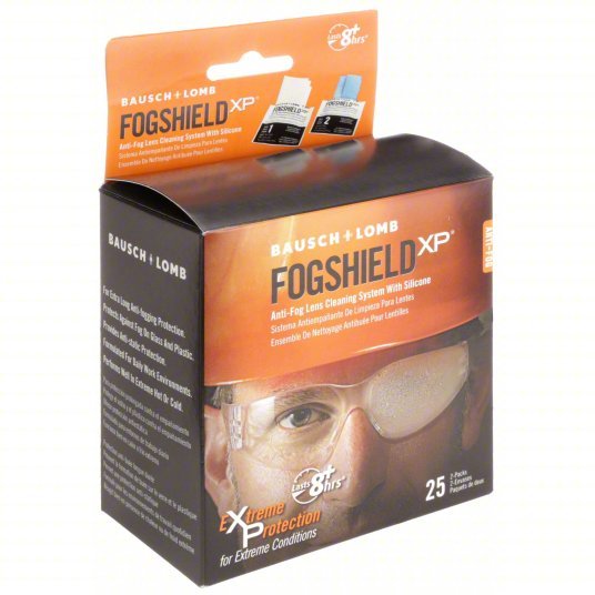 Bausch & Lomb 8577PMT FogShield XP Pre - Moistened Towelette Station 25 Wipe Count, Individually Wrapped, Pre - Moistened - KVM Tools Inc.KV1AHE8