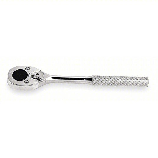 Proto J5449 Hand Ratchet Pear, Reversing, 10 in Overall Lg, Chrome, 15° Min Arc Swing, 1/2 in Drive Size - KVM Tools Inc.KV426G43