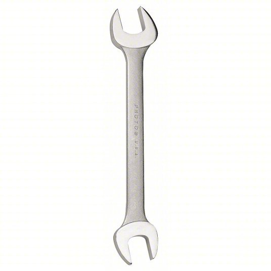 Proto J3070 Open End Wrench Alloy Steel, Satin, 1 1/2 in_1 5/8 in Head Size, 17 in Overall Lg, Std - KVM Tools Inc.KV426F47