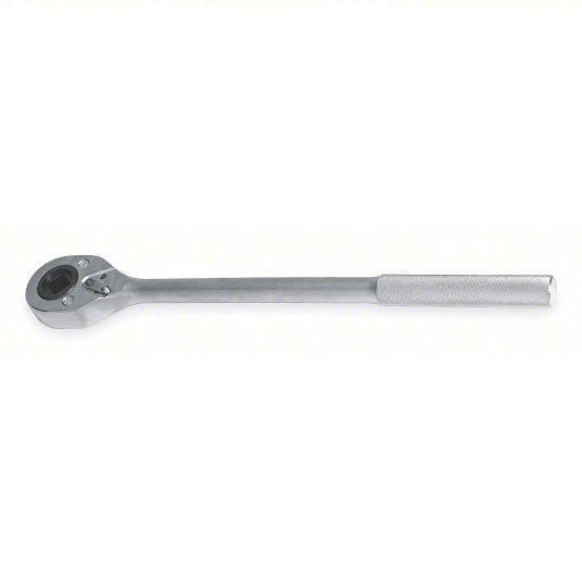 Proto J5649FW Hand Ratchet Pear, Reversing, 20 in Overall Lg, Chrome, 15° Min Arc Swing, 3/4 in Drive Size - KVM Tools Inc.KV1AP28