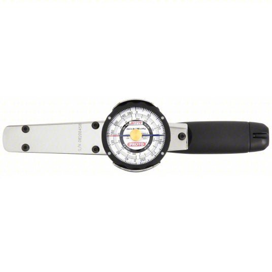 Proto J6177F Dial Torque Wrench 3/8 in Drive Size, 50 to 250 in - lb/56 to 280 cm - kg, 10 in Overall Lg - KVM Tools Inc.KV1ARP8