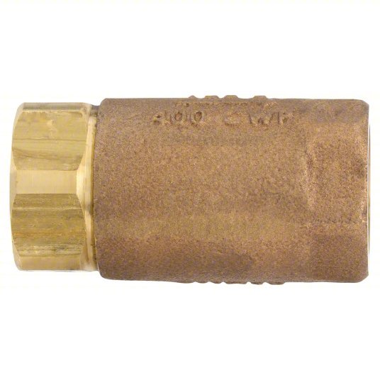 Apollo 6110001 Spring Check Valve Single Flow, Inline Ball Cone, Bronze, 3 in Pipe/Tube Size - KVM Tools Inc.KV1CKU5