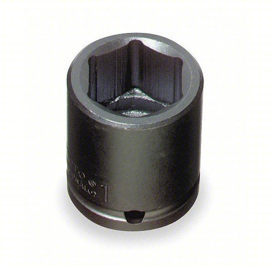 Proto J07514 Impact Socket 3/4 in Drive Size, 7/8 in Socket Size, 6 - Point, Std, Black Oxide - KVM Tools Inc.KV1AX83