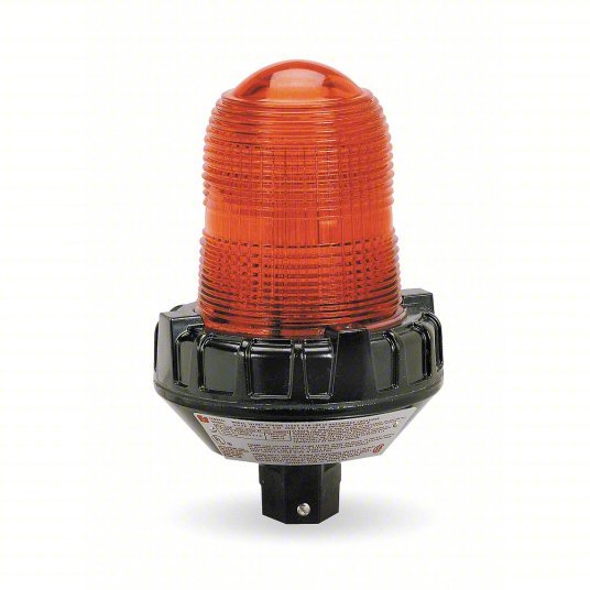 Federal Signal 151XST - 120R Strobe Light 120V AC, 9 1/4 in Overall Ht, 5 1/2 in Overall Dia, Red - KVM Tools Inc.KV1N754