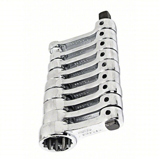 Proto J5100 Torque Adapter Set Alloy Steel, Chrome, 3/8 in Drive Size - KVM Tools Inc.KV1Q810