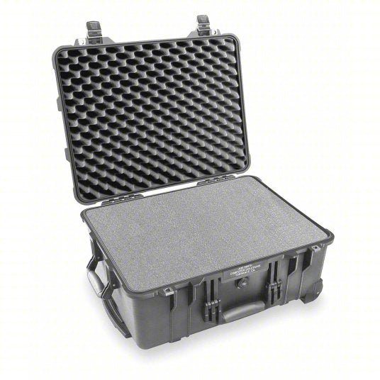 Pelican 1560 Protective Case 15 in x 19 7/8 in x 9 in Inside, Flat/Pick and Pluck, Black, Mobile - KVM Tools Inc.KV20FZ49