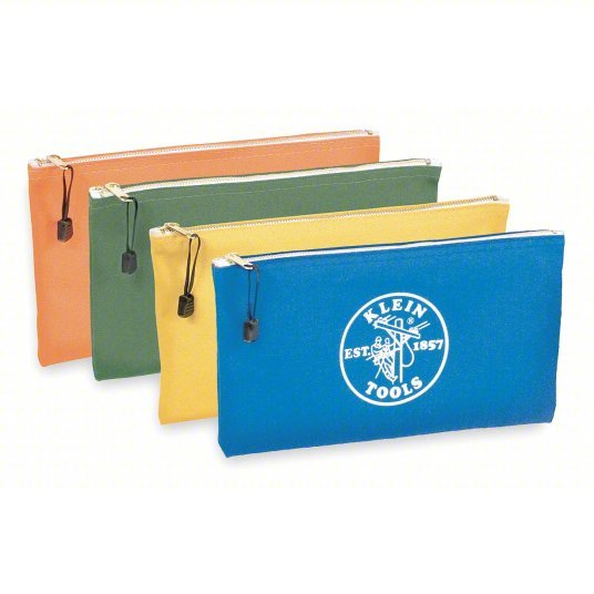 Klein 5140 Tool Bag Set Blue/Olive, 12 1/2 in Overall Wd, 3/4 in Overall Dp, 7 in Overall Ht - KVM Tools Inc.KV1YBP8