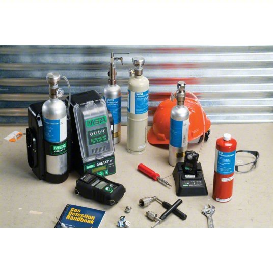 MSA 10045035 Calibration Gas Nitrogen, +/-5% Accuracy, CH4/CO/H2S/O2 - KVM Tools Inc.KV6BU74