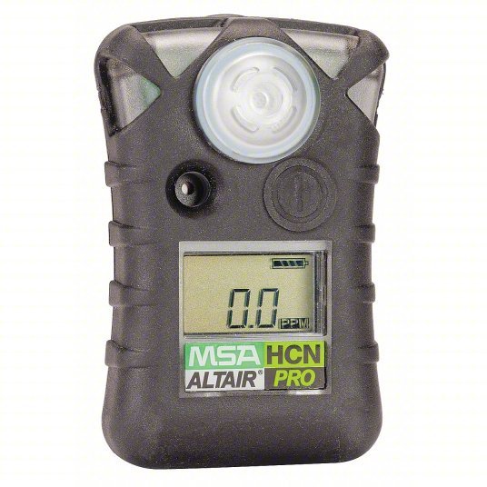 MSA 10076729 Single-Gas Detector High 10 ppm/Low 4.5 ppm, IP67, Hydrogen Cyanide (HCN) ALTAIR Pro - KVM Tools Inc.KV20V814