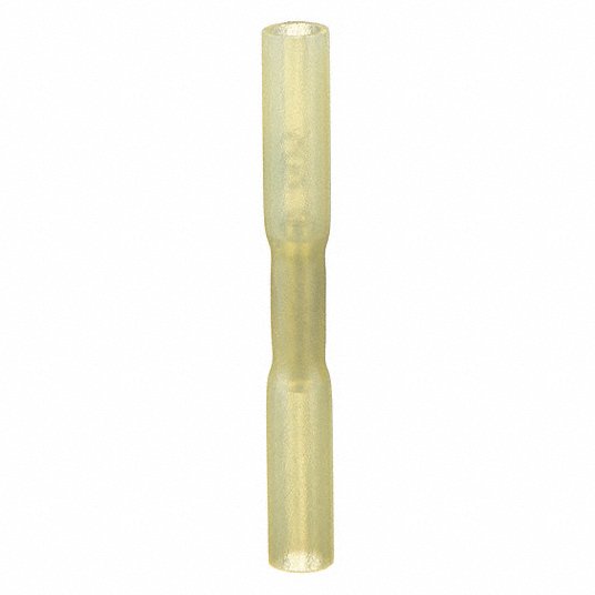 Velvac 31030 Butt Splice Connector, 26-22 AWG, Yel, PK10