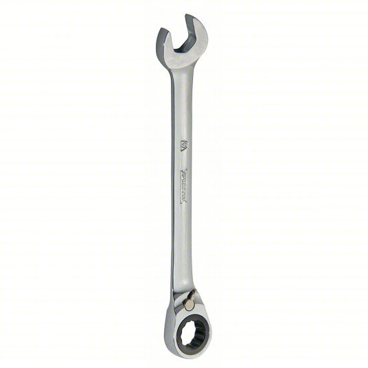 Proto JSCV16T Combination Wrench: Alloy Steel, Chrome, 1/2 in Head Size, 7 in Overall Lg, Offset, Reversing - KVM Tools Inc.KV22DH35