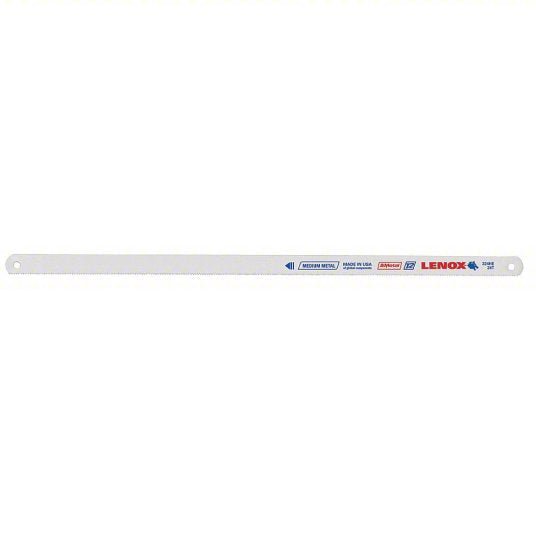 Lenox S224HE Hacksaw Blade 12 in Blade Lg, Bi - Metal, 24, 1/2 in Blade Wd, 0.03125 in Blade Thick - KVM Tools Inc.KV24C982
