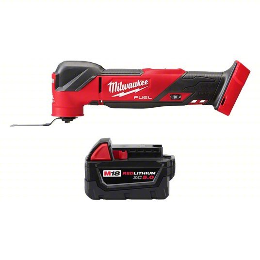 Milwaukee 2836 - 20, 48 - 11 - 1850 Multi - Tool and Battery 10,000 to 20,000, 4.2° Oscillation Angle, Accessory Free Tool Change, 18V - KVM Tools Inc.KV387WF1