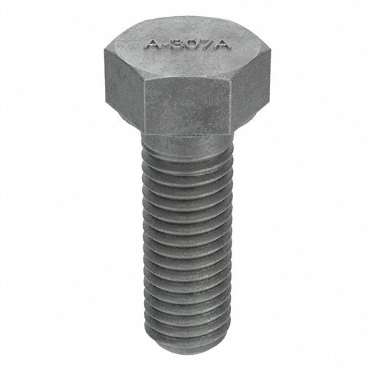 KVM Tools 495053-PG A307A, 1/2"-13 Hex Head Cap Screw, Hot Dipped Galvanized Steel, 1 1/2 in L, 50 PK