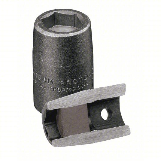 Proto J7418HF Impact Socket 1/2 in Drive Size, 9/16 in Socket Size, 6 - Point, Std, Black Oxide - KVM Tools Inc.KV2MA77
