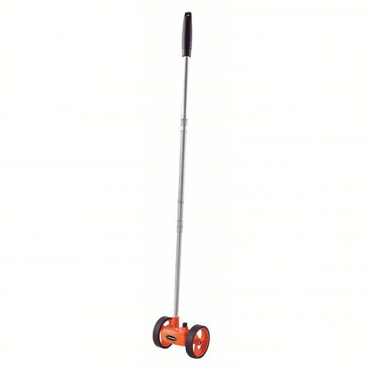 Keson RR182 Measuring Wheel 9,999 ft Range, Adj Handle Handle, Spoked Dual Wheel, Rubber Tread, 42 in Lg - KVM Tools Inc.KV2UJY5
