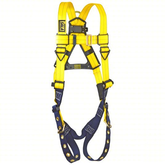 3M DBI-SALA 1102000 Full Body Harness Vest Harness, Mating / Tongue, Cam, Universal (S/M/L/XL), Steel - KVM Tools Inc.KV2UZH7
