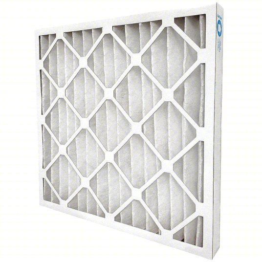 KVM Tools KV6B924 Pleated Air Filter 24x24x2, MERV 8, High Capacity, Synthetic, Beverage Board, Gen Use PK12 - KVM Tools Inc.KV6B924