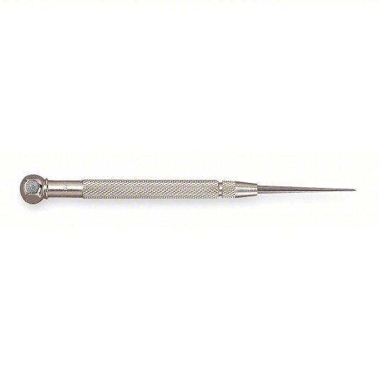 Starrett 70A Pocket Scriber, Straight, Round, Steel, Knurled, Nonmagnetic, Removable Tip, Steel - KVM Tools Inc.KV2ZVF9