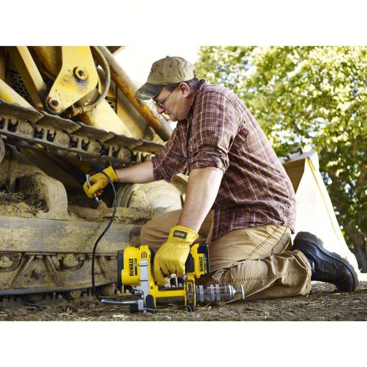 DeWalt DCGG571M1 Cordless Grease Gun 20 V Battery Volt, Battery Included, 5 fl oz Volume Per Min., Li - Ion - KVM Tools Inc.KV25DU72