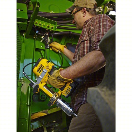 DeWalt DCGG571M1 Cordless Grease Gun 20 V Battery Volt, Battery Included, 5 fl oz Volume Per Min., Li - Ion - KVM Tools Inc.KV25DU72