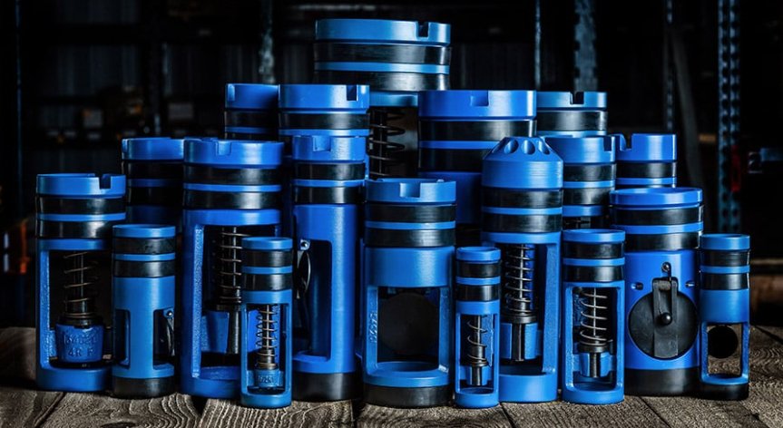 Drillmax 3050462 Drill Pipe Float Valve 5F6R Model F Plunger Type H2S/HT400 Viton - KVM Tools Inc.KV3050462V