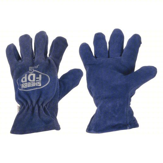 Shelby 5228 XL Firefighter Gloves Cowhide Leather Palm, Cowhide Leather, Thermal Modacrylic Fleece, 1 PR - KVM Tools Inc.KV30RR86