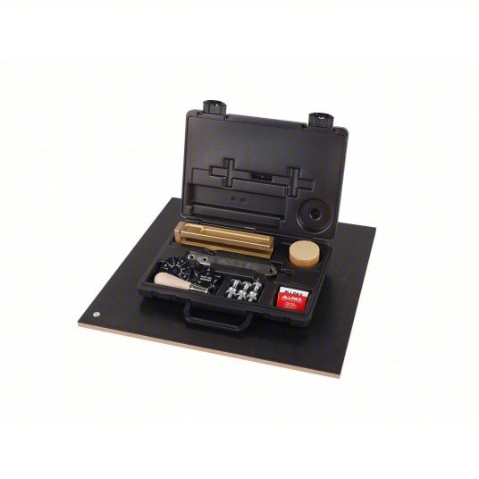 Allpax AX6020 Gasket Cutter Kit 30 Pieces, Imperial, 1/4 in Min Cutting Dia, 25 in Max Cutting Dia - KVM Tools Inc.KV33HJ66