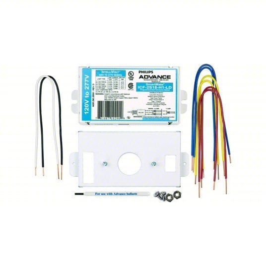 Advance ICF - 2S18 - H1 - LD - K CFL Ballast 120 to 277V AC, 1/2 Lamps Supported, 21 W Bulb Watt, 4 1/4 in Overall Lg - KVM Tools Inc.KV4ZZ34