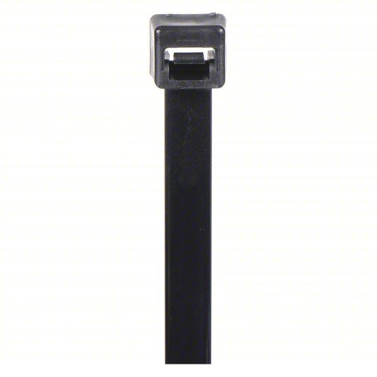 KVM Tools KV36J150 Cable Tie 8 in Nominal Lg, 2 in Nominal Max. Bundle Dia., 0.19 in Wd, Black, 100 PK - KVM Tools Inc.KV36J150