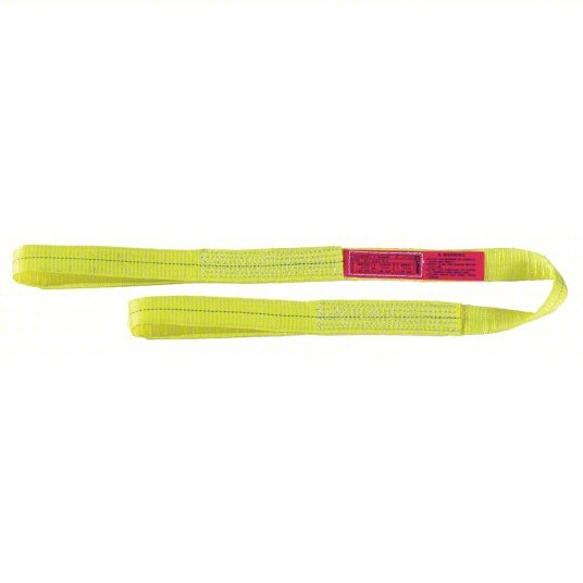 McMaster 9077T2 Flat - Eye Web Sling, 2" Wide, 8800 lbs. Choker Capacity, 5 ft Polyester Fabric - KVM Tools Inc.KV9077T2