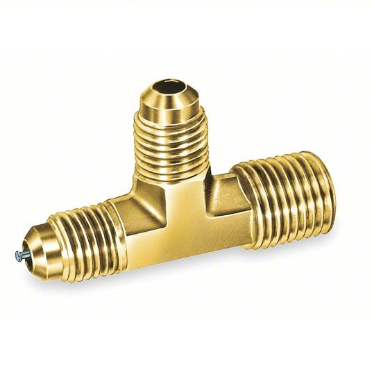JB Industries A31514 Access Valve Tee Access 1/4 in Male SAE, Line 1/4 in NPT Male, Run, 3 1/4 in Lg, 3 PK - KVM Tools Inc.KV3DXA8