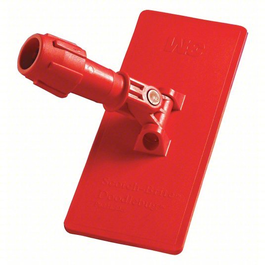 3M 6472 Swivel Pad Holder 9 in Overall Lg, 3 3/4 in Overall Wd, Plastic, Orange - KVM Tools Inc.KV6472