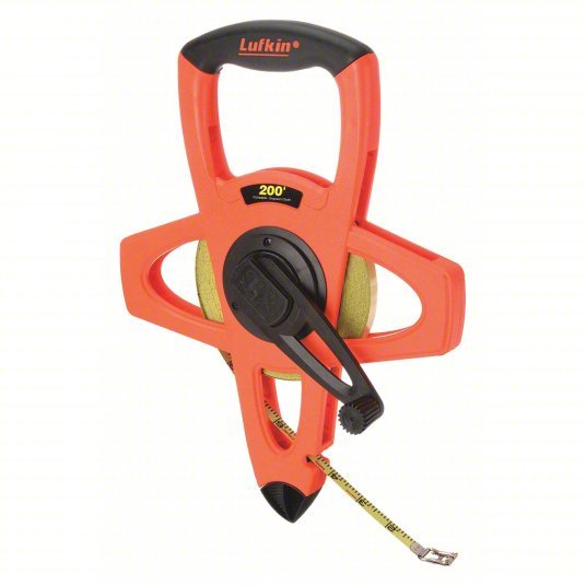 Crescent Lufkin PS1808DN Long Tape Measure SAE/Engineers Scale, 1/100 ft, 200 ft Blade Lg (SAE) - KVM Tools Inc.KV3VYW1