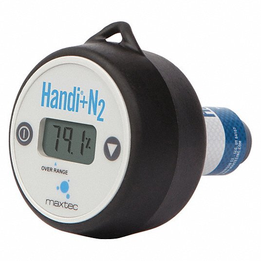 Maxtec R218P05 Nitrogen Analyzer 99.9% Measurement % - Max, N2, 3 1/2 in D 2 7/16 in W 3 3/16 in H - KVM Tools Inc.KV404J46