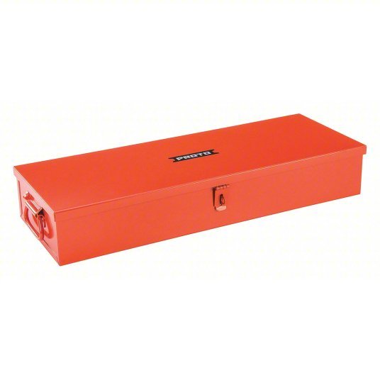 Proto J5696R Tool Box 25 1/4 in Overall Wd, 15 1/4 in Overall Dp, 5 1/2 in Overall Ht, Padlockable, Red - KVM Tools Inc.KV40JC89