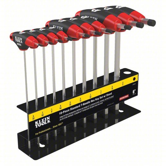 Klein JTH910E 10 pc Journeyman T - Handle Set with Stand - KVM Tools Inc.KV40Z394