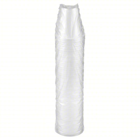 Dart 12J12 Disposable Hot/Cold Cup 12 oz Capacity, White, Foam, Unwrapped, Patternless, 1,000 PK - KVM Tools Inc.KV1PTN5