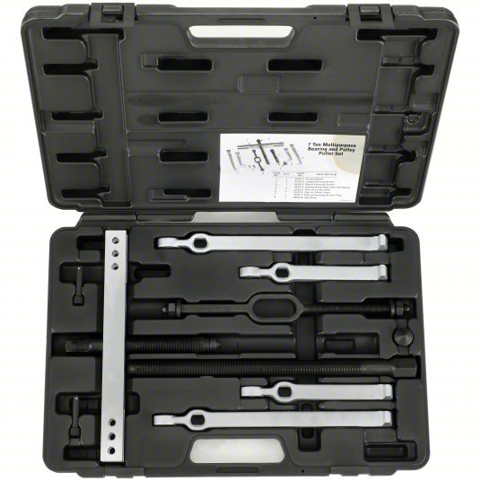 OTC 4532 Puller Set 7 in – 11 in Jaw Spread, 9 in Jaw Reach, 0.35 Jaw Thick, 7 ton Pulling Capacity - KVM Tools Inc.KV48UV22
