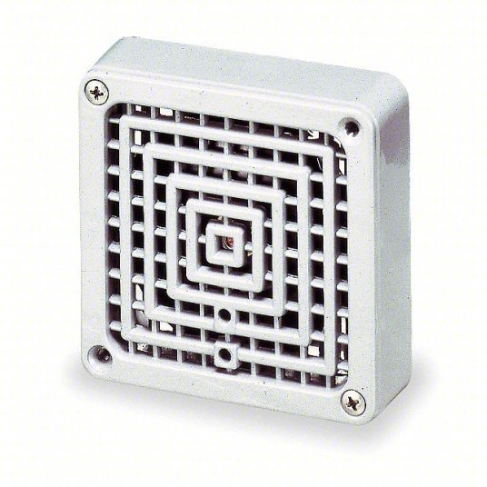 Federal Signal 350 - 120 - 30 Vibratone Horn 120V AC, Indoor, Flush or Semi - Flush Walls/Panels/Surface, 4 in Ht, 4 in Wd - KVM Tools Inc.KV4A967