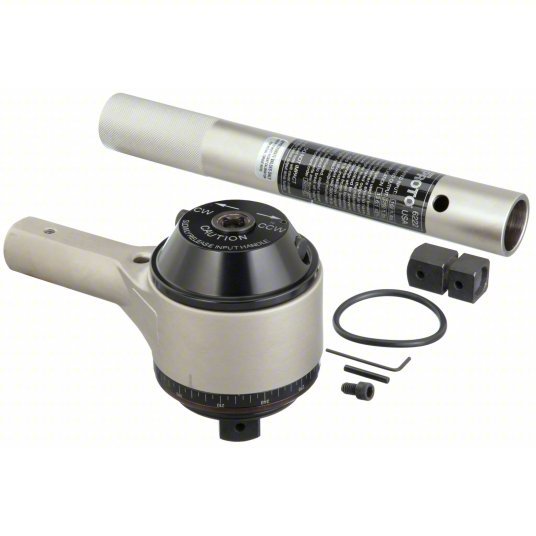 Proto J6222CERT Torque Multiplier: 1/2 in, 1 in Male Output Square Drive, 162 ft - lb Max. Rated Input, 1:13.6 - KVM Tools Inc.KV4JW78