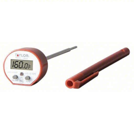 Taylor 9842 Digital Top Reading Non-Rolling Style Pocket Thermometer, 5 in Stem Lg - KVM Tools Inc.KV4LY14