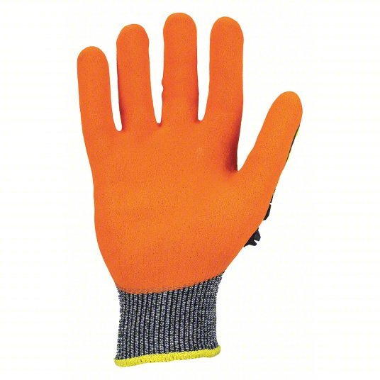 Ironclad KCHA5 - 04 - L Coated Gloves L (9), ANSI Cut Level A6, ANSI Impact Level 2, Full, Double Dipped, 1 PR - KVM Tools Inc.KV55LT35